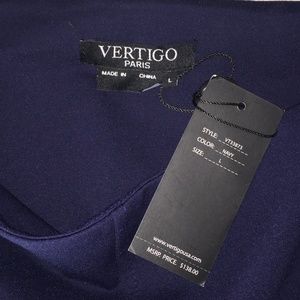 Vertigo Paris Large Navy NWT Ponte Pants